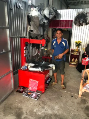 Bàn giao máy tháo vỏ tại Sóc Trăng