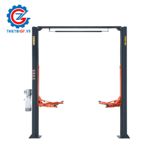 Cầu Nâng 2 Trụ Cổng Trên OMEGA (Lock giật 2 bên, tay 3 khớp nối)