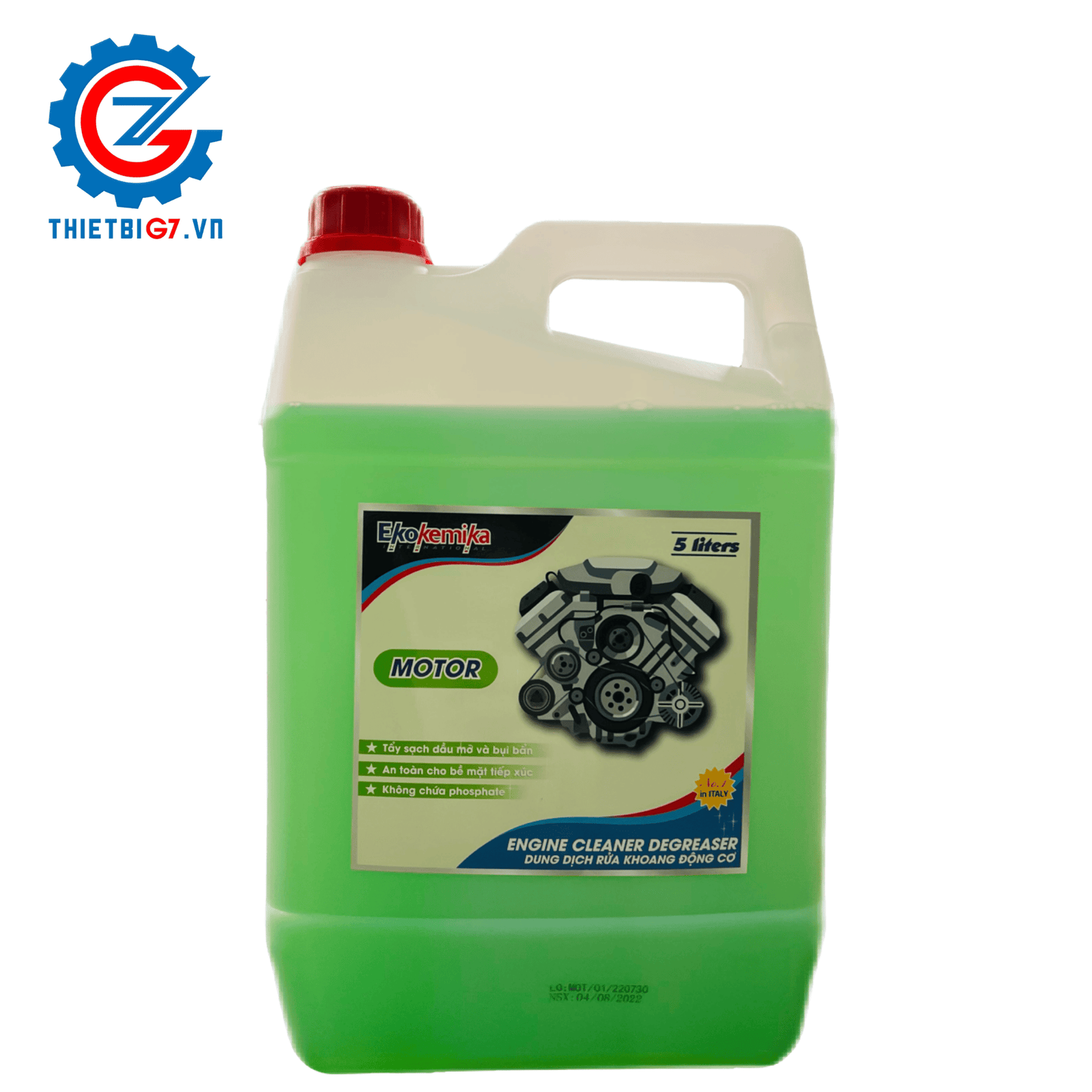 Dung Dịch Vệ Sinh Khoang Động Cơ Ekokemika MOTOR – 5L