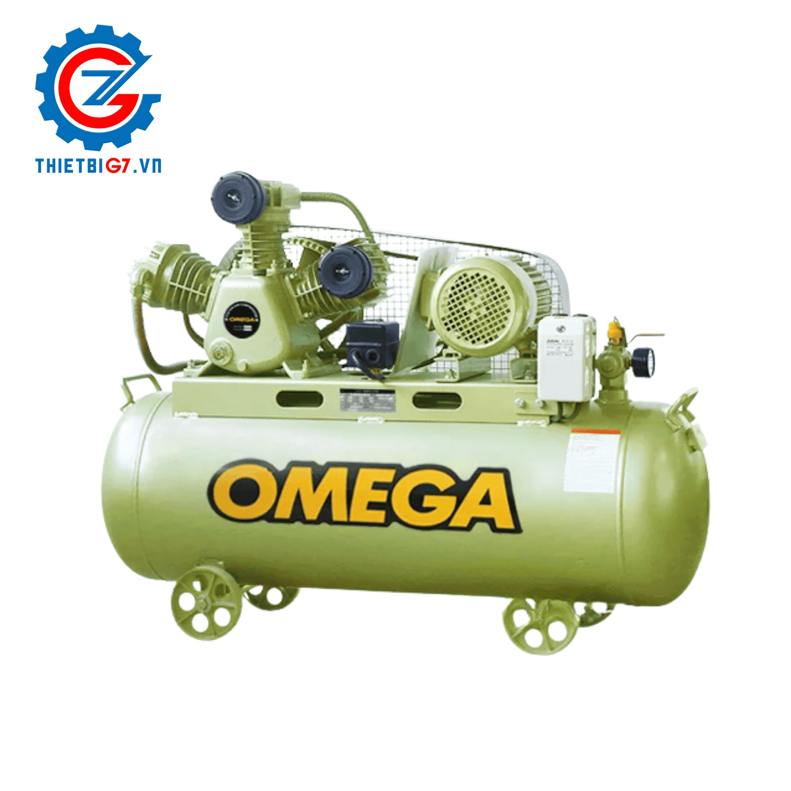 Máy Nén Khí OMEGA 2 cấp nén 3HP – 200L – 12Bar