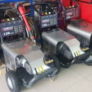 Máy rửa xe cao áp Omega 120bar 3kw - Thực Tế