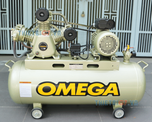 Máy Nén Khí OMEGA 2 Cấp Nén 3HP – 100L – 12Bar