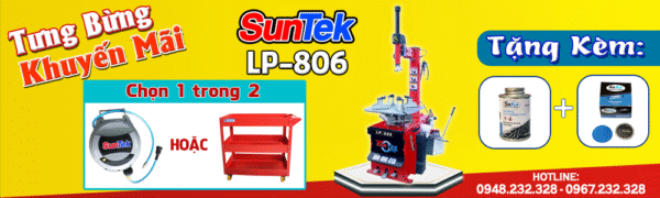 Máy Mở Lốp Xe Máy, Tay Ga,Xe Điện ,Xe Sân Gôn, Xe Ô Tô SunTek LP-806