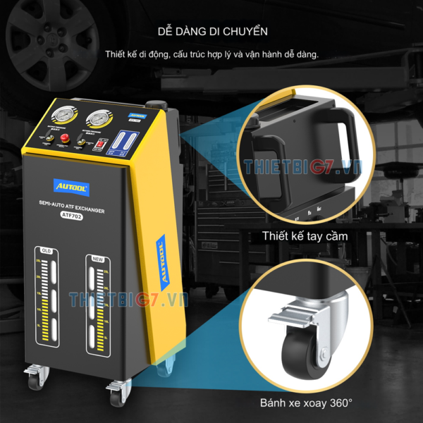 Máy Thay Dầu Hộp Số AUTOOL ATF702