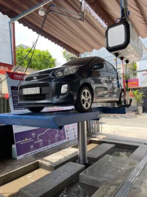 Cầu nâng 1 trụ rửa xe ô tô