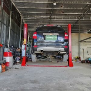 Vận Hành Thực Tế Cầu Nâng 2 Trụ Cổng Dưới SUNTEK 4000D