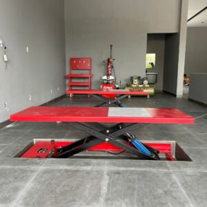 Bàn Nâng Xe Máy Tiêu Chuẩn Hãng Lộc Phát Âm Nền