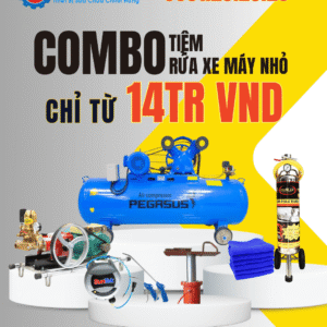COMBO MỞ TIỆM RỬA XE MÁY NHỎ