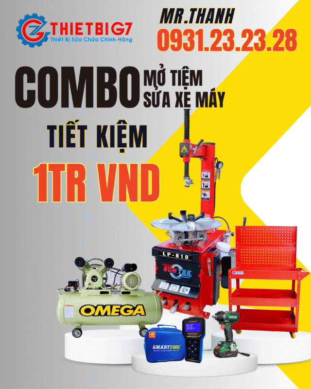 COMBO MỞ TIỆM SỬA XE CHUYÊN NGHIỆP
