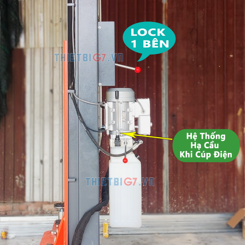 Hệ thống hạ cầu khi cúp điện