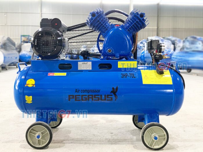 Máy Nén Khí PEGASUS 1 Cấp Nén 3HP – 70L-8Bar TM-V-0.25/8-70