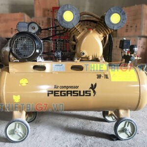 Máy Nén Khí PEGASUS 1 Cấp Nén 3HP – 70L-8Bar TM-V-0.25/8-70