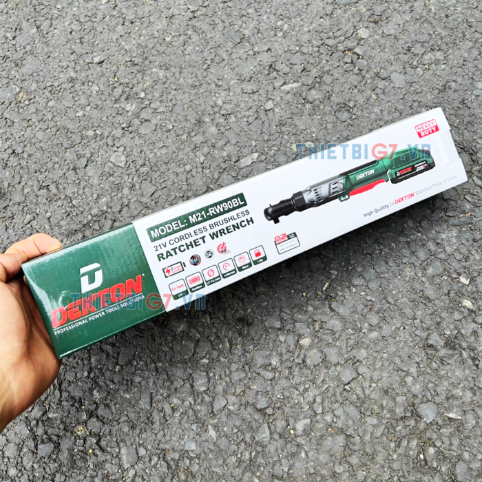 Súng Xiết Bulong Tay Ngang DEKTON M21-RW90BL (chưa pin, sạc)