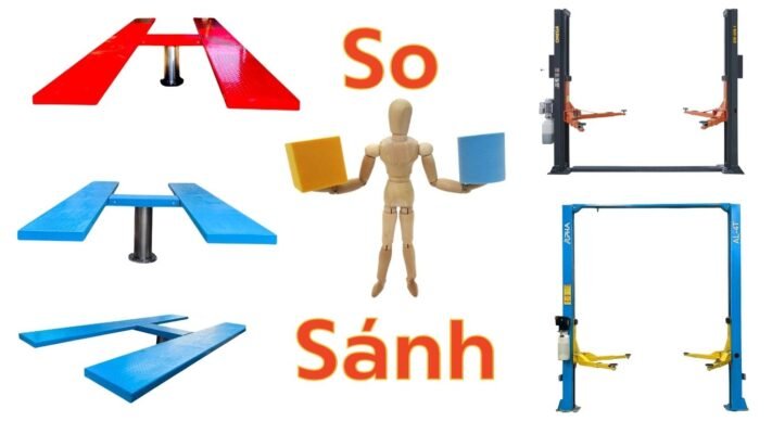 So Sánh Cầu Nâng 1 Trụ và 2 Trụ
