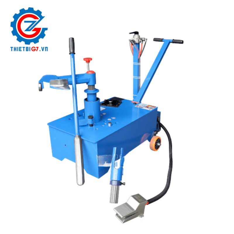 Máy Tháo Vỏ Xe Tải Không Ruột Có Ty Nâng Hỗ Trợ