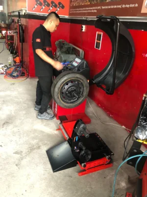 bàn giao máy cân mâm