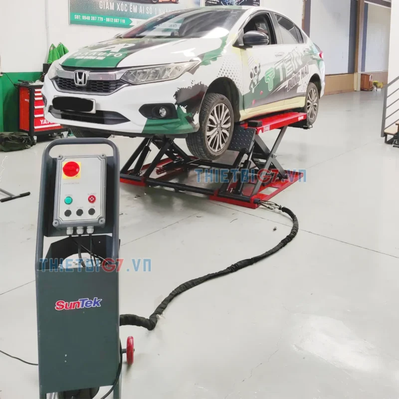 Cầu Nâng Ô Tô Di Động SUNTEK 3000DX - hoạt động