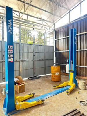 Hình ảnh bàn giao cầu nâng 2 trụ ALPHA tại ĐakSong