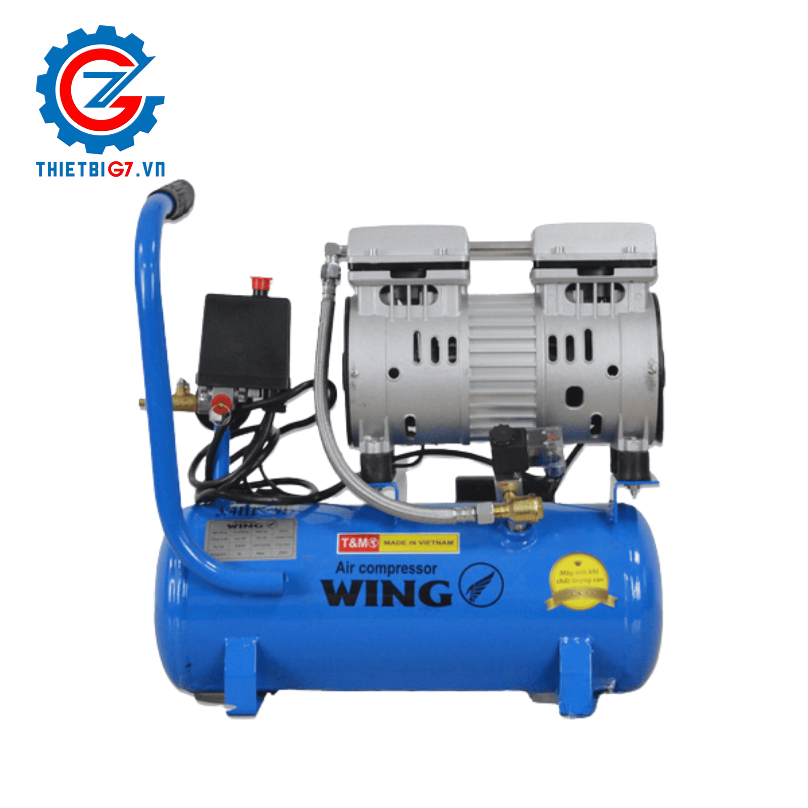 Máy Nén Khí Không Dầu Giảm Âm WING TW-OF550-9L