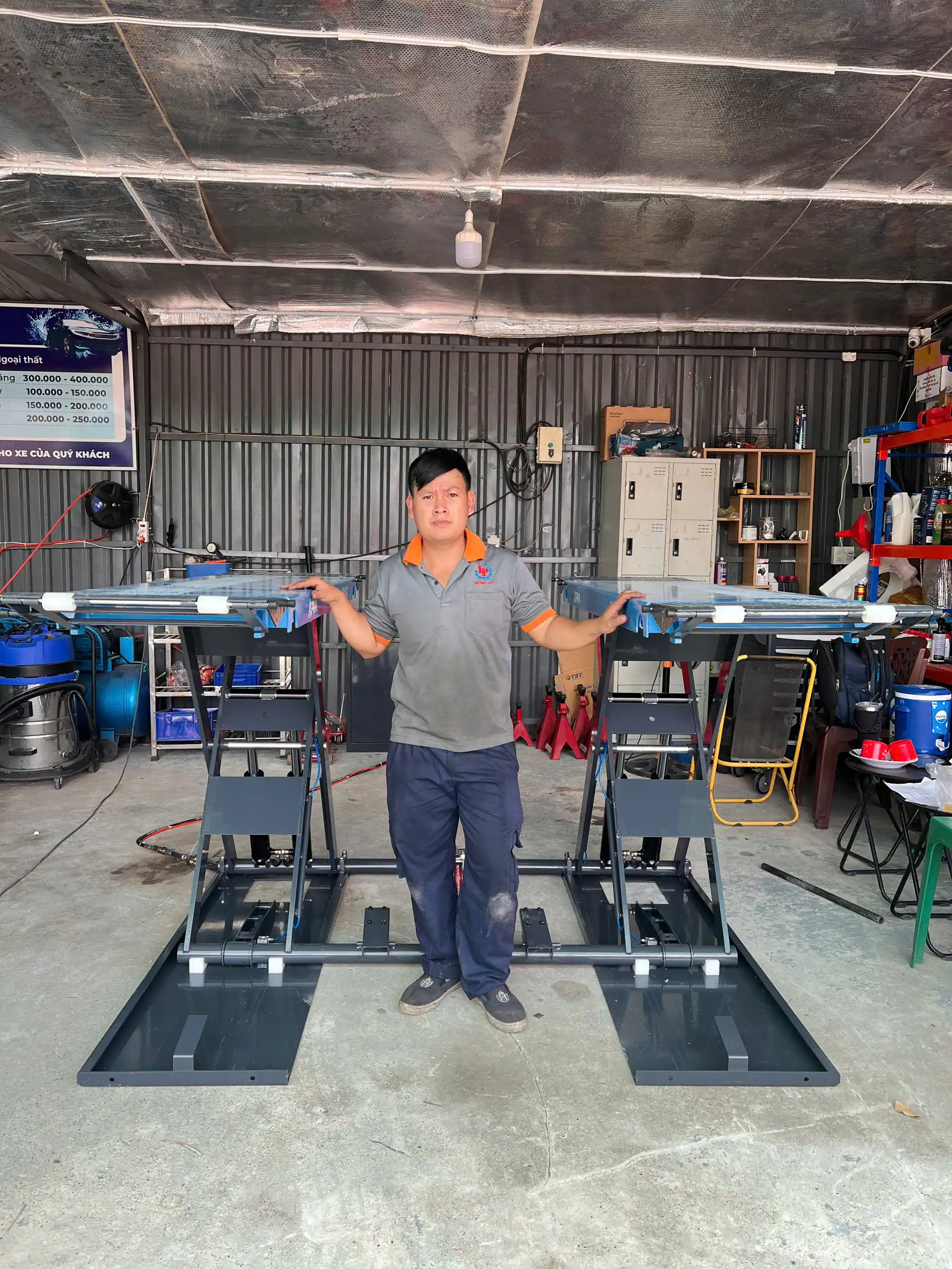 Lắp đặt cầu nâng bụng Alpha tại Thủ Đức