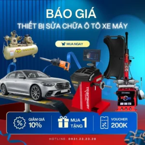 Bảng Báo Giá Thiết Bị Gara Ô Tô, Trạm Rửa Xe Chuyên Nghiệp 2026