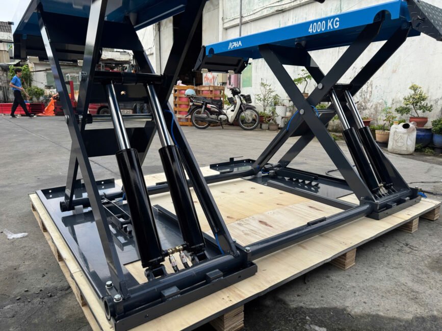 Cầu Nâng Ô Tô Di Động ALPHA AL-4XD