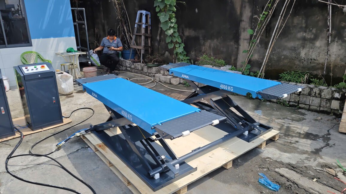 Cầu Nâng Ô Tô Di Động ALPHA AL-4XD