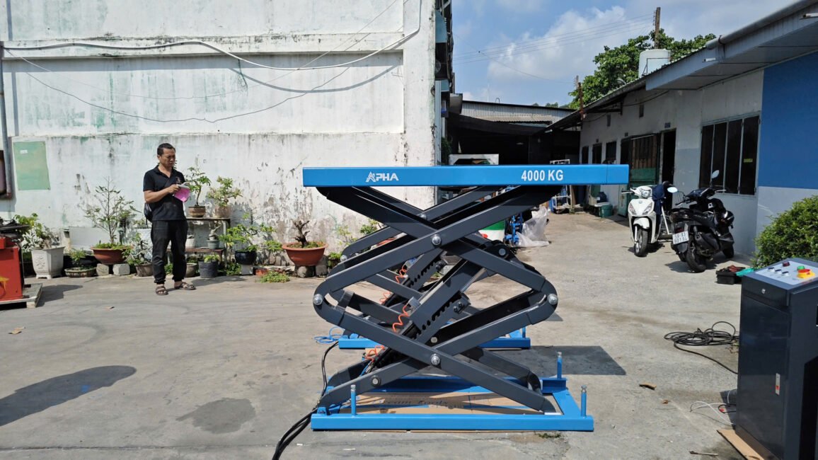Cầu Nâng Ô Tô Cắt kéo Kiểu Xếp ALPHA AL 4XA