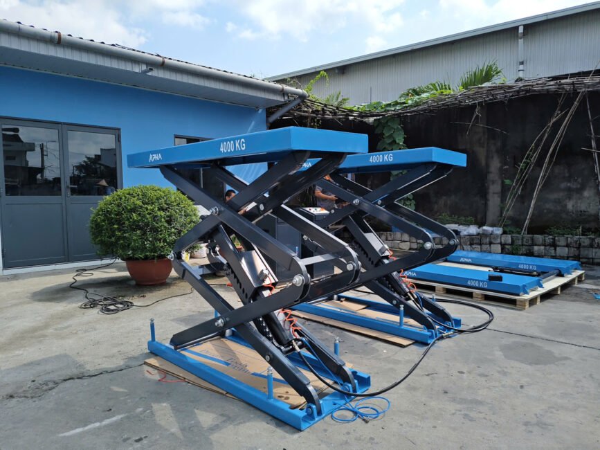 Cầu Nâng Ô Tô Cắt kéo Kiểu Xếp ALPHA AL 4XA