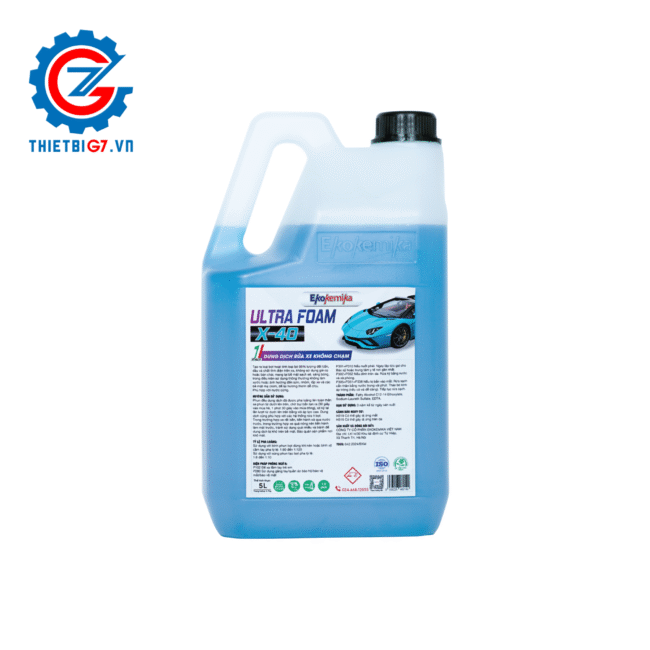 DUNG DỊCH RỬA XE KHÔNG CHẠM THẾ HỆ MỚI EKOKEMIKA ULTRA FOAM X-40 5L