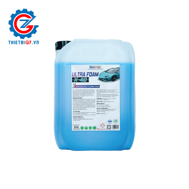 DUNG DỊCH RỬA XE KHÔNG CHẠM THẾ HỆ MỚI EKOKEMIKA ULTRA FOAM X-40 20L
