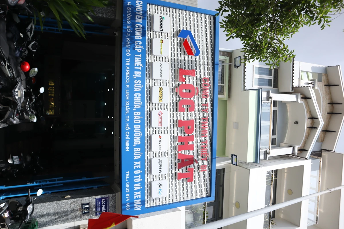 Biển hiệu chuyên nghiệp của Thiết Bị Lộc Phát ThietBiG7
