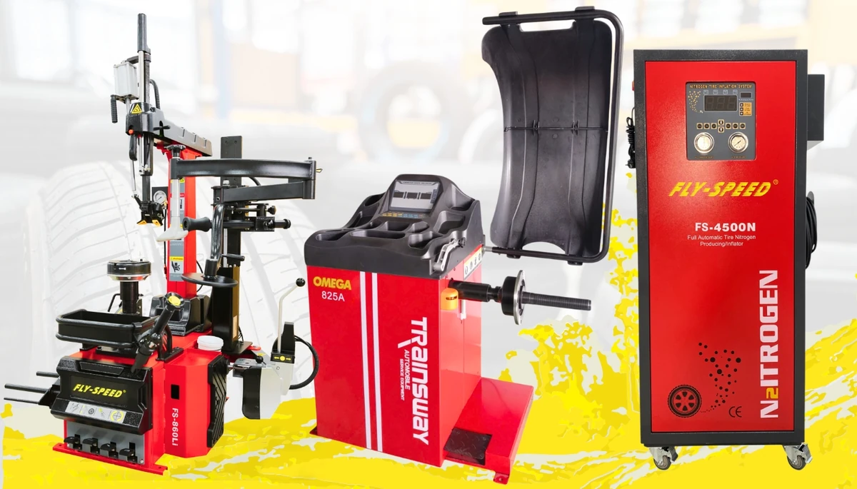 Setup hệ thống thiết bị làm lốp chuyên nghiệp cho garage