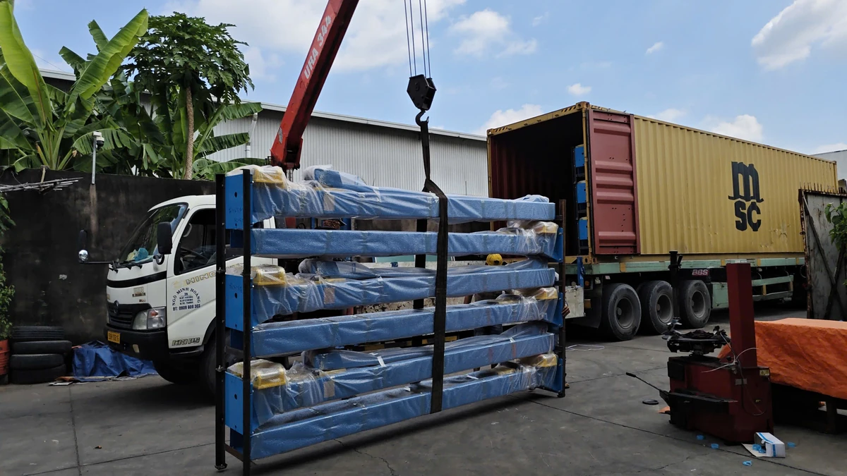 Kho hàng và kho bảo dưỡng linh kiện Thiết Bị G7
