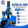 Máy tháo lắp lốp xe tải Alpha AL-1300 All-New 2026 công suất 4kW, điện 220V, làm việc với vành 12-24.5 inch.