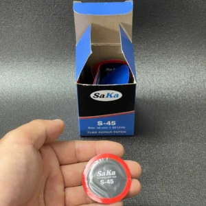 Chi tiết miếng vá tròn SAKA-TECH S45 đường kính phi 45mm đàn hồi cao bám dính siêu chắc