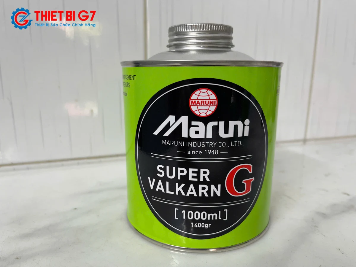 Chi tiết lon keo vá lốp Maruni 1000ml dung tích lớn tiết kiệm cho gara làm lốp