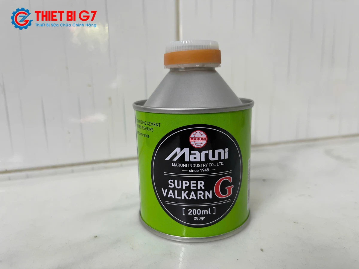 Chi tiết lon keo vá lốp Maruni 200ml 280g xuất xứ Nhật Bản