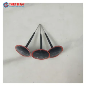 Cận cảnh miếng vá nấm dù SAKA-TECH SM-6W chân cao su xám ty kim loại dẫn hướng