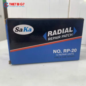 Hộp 10 miếng vá lốp bố thẳng SAKA-TECH RP-20 chính hãng nguyên hộp