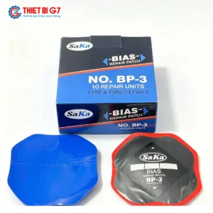Miếng vá lốp bố chéo SAKA-TECH BP-3 kích thước 100x100mm hộp 10 miếng chính hãng