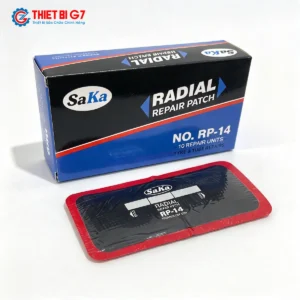 Miếng vá lốp bố thẳng SAKA-TECH RP-14 kích thước 80x150mm hộp 10 miếng chính hãng