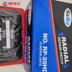 Miếng vá lốp bố thẳng SAKA-TECH RP-20HD kích thước 85x135mm Heavy Duty hộp 10 miếng