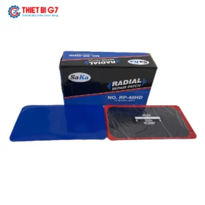 Miếng vá lốp bố thẳng SAKA-TECH RP-40HD kích thước 110x205mm Heavy Duty hộp 10 miếng