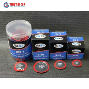 So sánh miếng vá đa năng SAKA-TECH SR-1 và các dòng miếng vá tròn săm lốp S-60 S-45 S-35